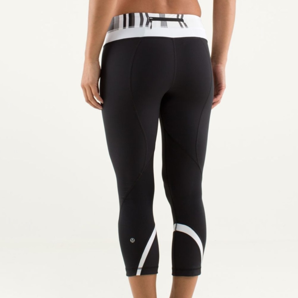 Lululemon Run Inspire II Crop Legging Black Size 6